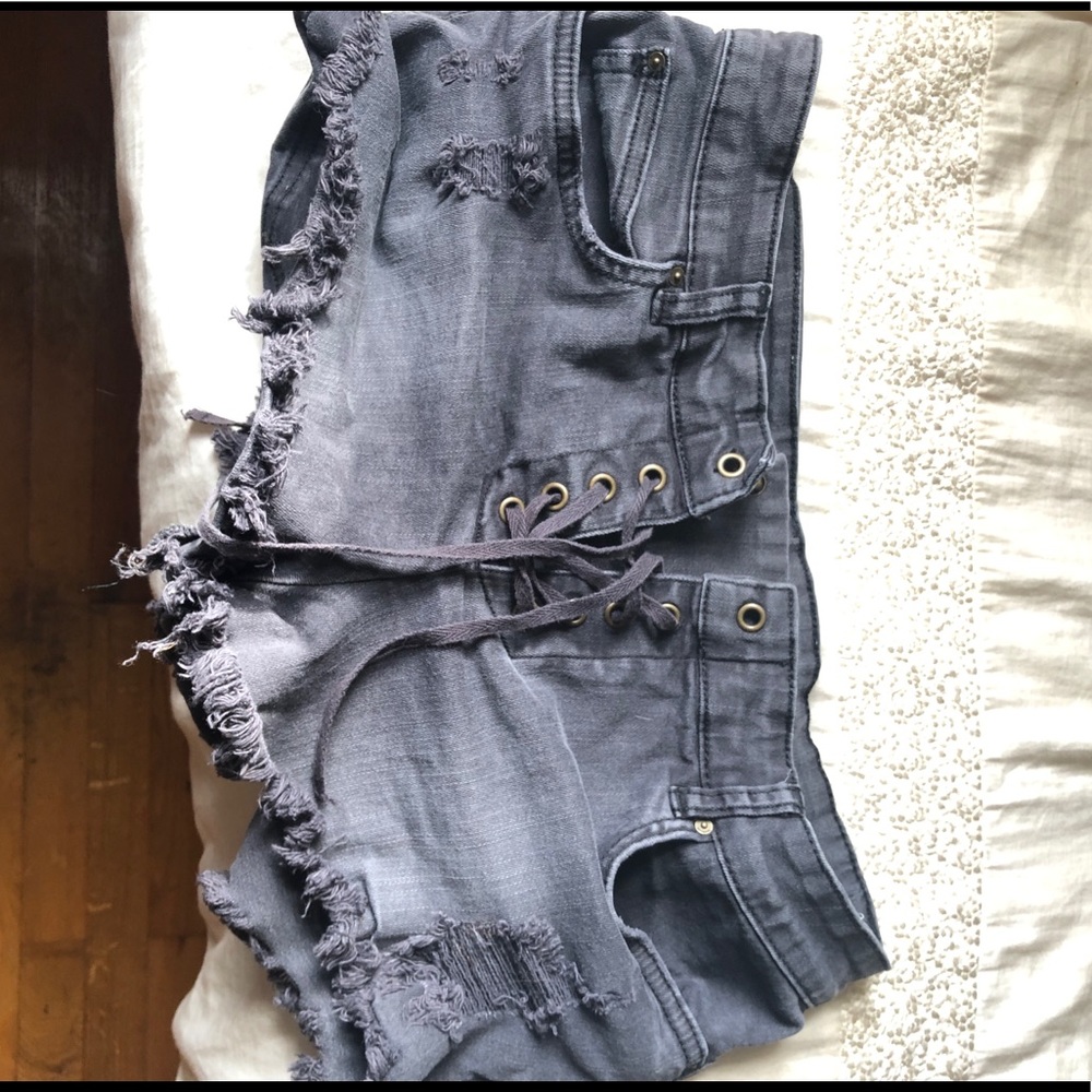 Lite Hearted Denim Shorts